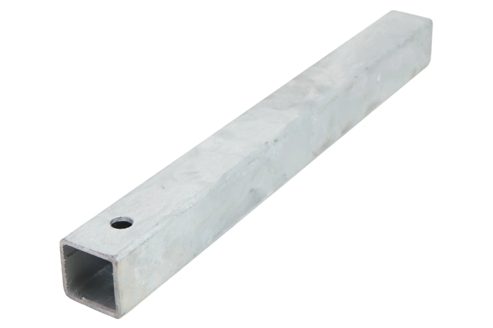 Verstellrohr aus verzinktem Stahl - Muffe 40x40x400 mm