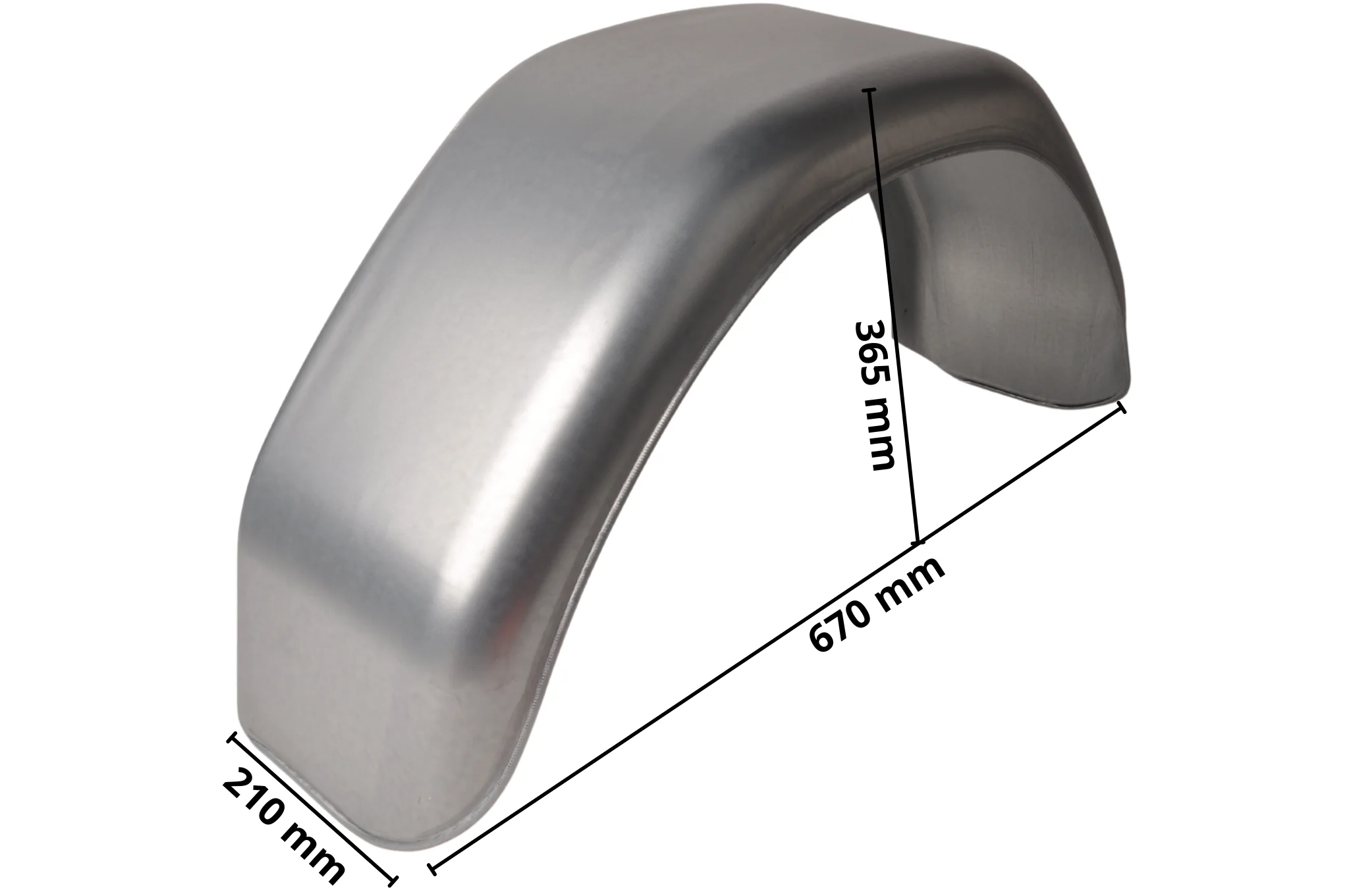 Kotflügel 13 Zoll - 670x210x365 mm - Image 5