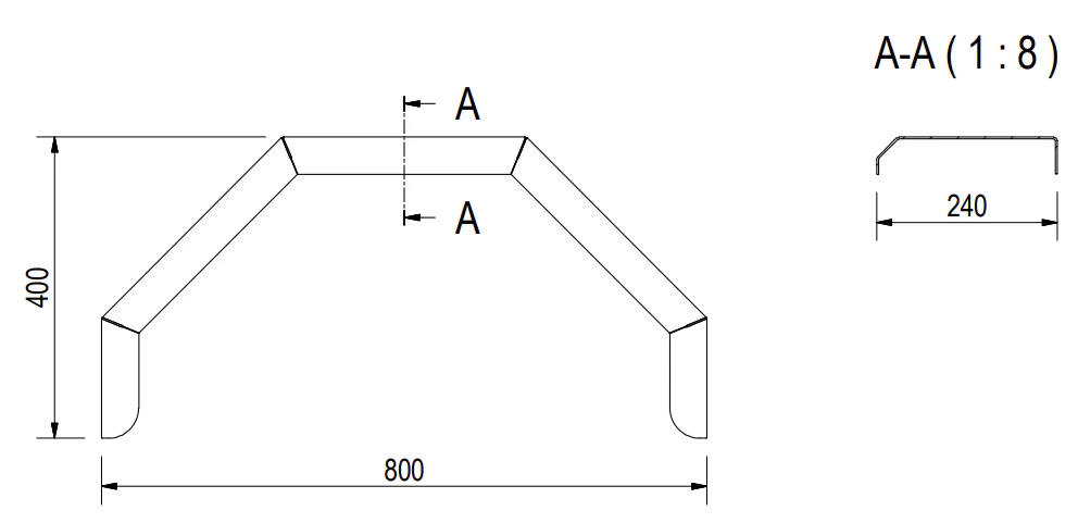 De Haan HMAQ 2480 - Aluminium-Riffelblech-Kotflügel - Image 5