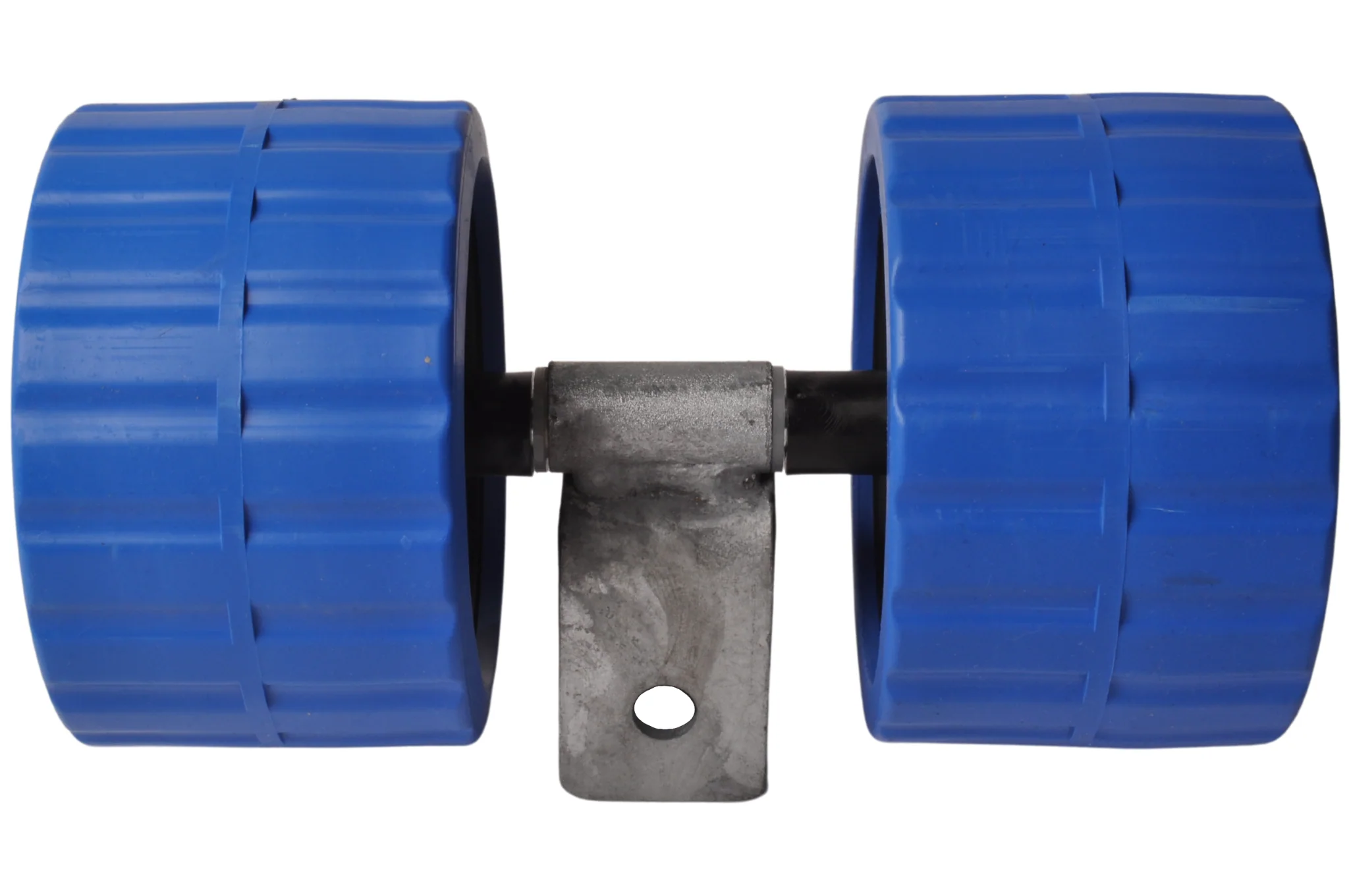 Kunststoffrollensatz - blau - 74x120 mm auf Kippblock 30 mm - Image 3