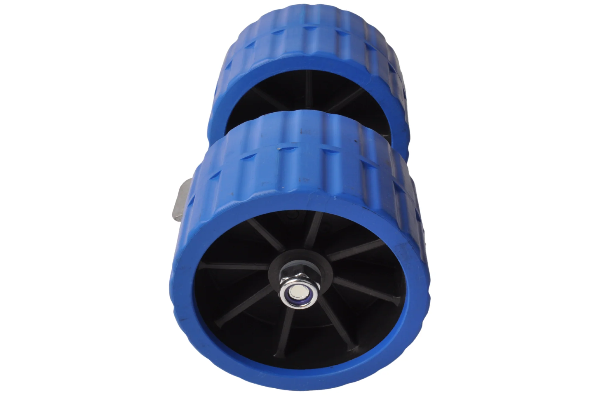 Kunststoffrollensatz - blau - 74x120 mm auf Kippblock 30 mm - Image 5