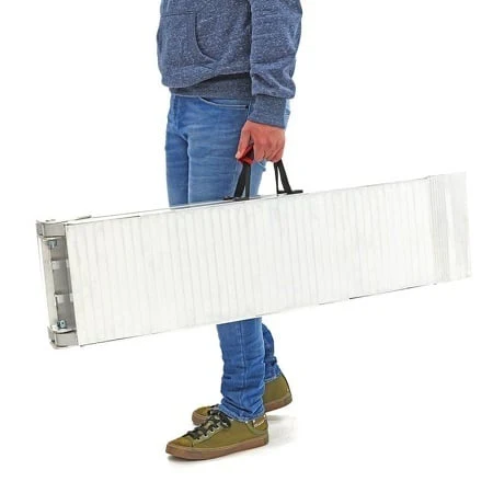 Acebikes gebogene Aluminium-Rampe mit Griffen - geeignet für Motorräder - Image 4