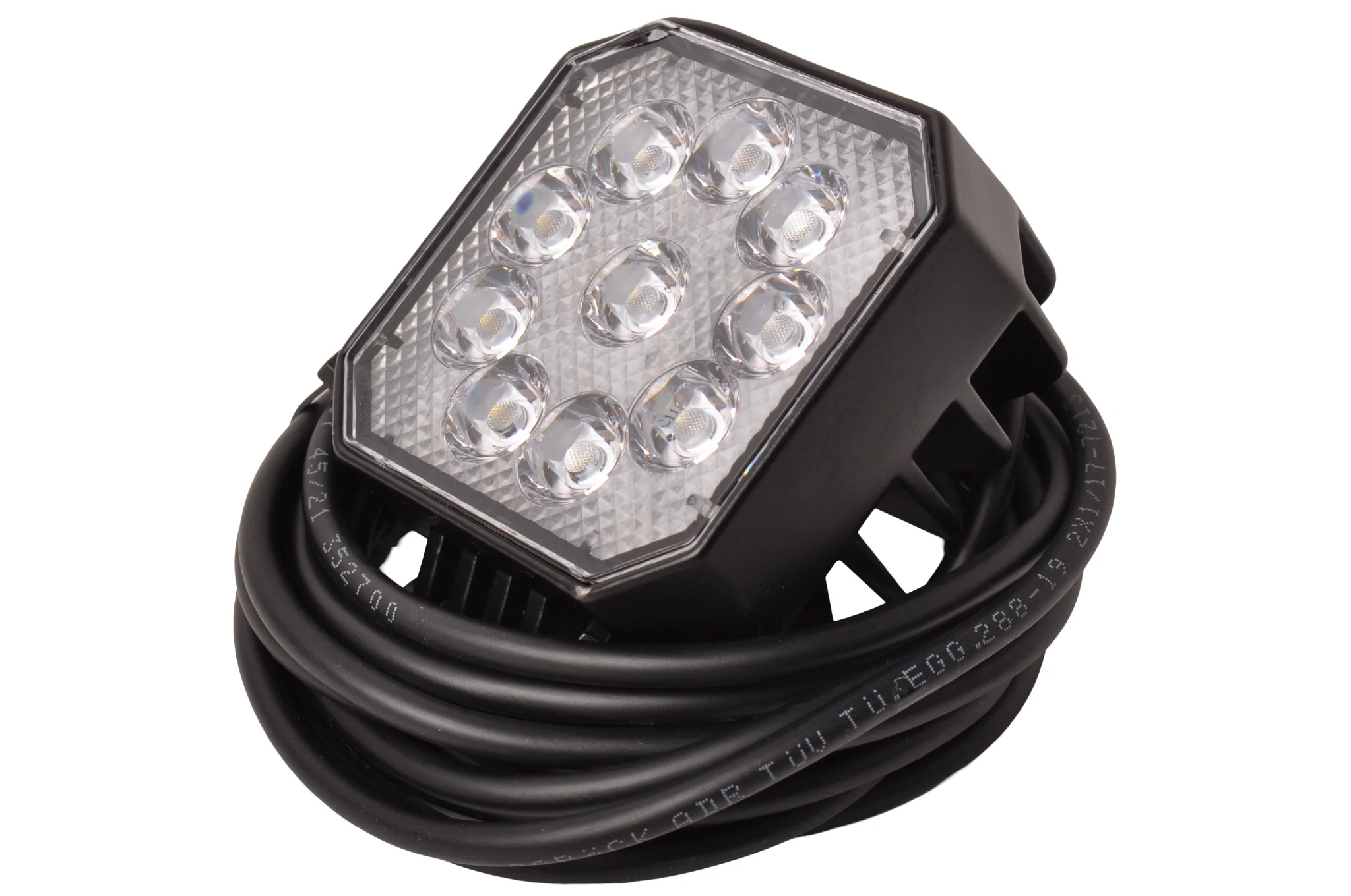 Aspock LED Arbeitsscheinwerfer 12/24V mit Schalter - inklusive Halterung - Image 3