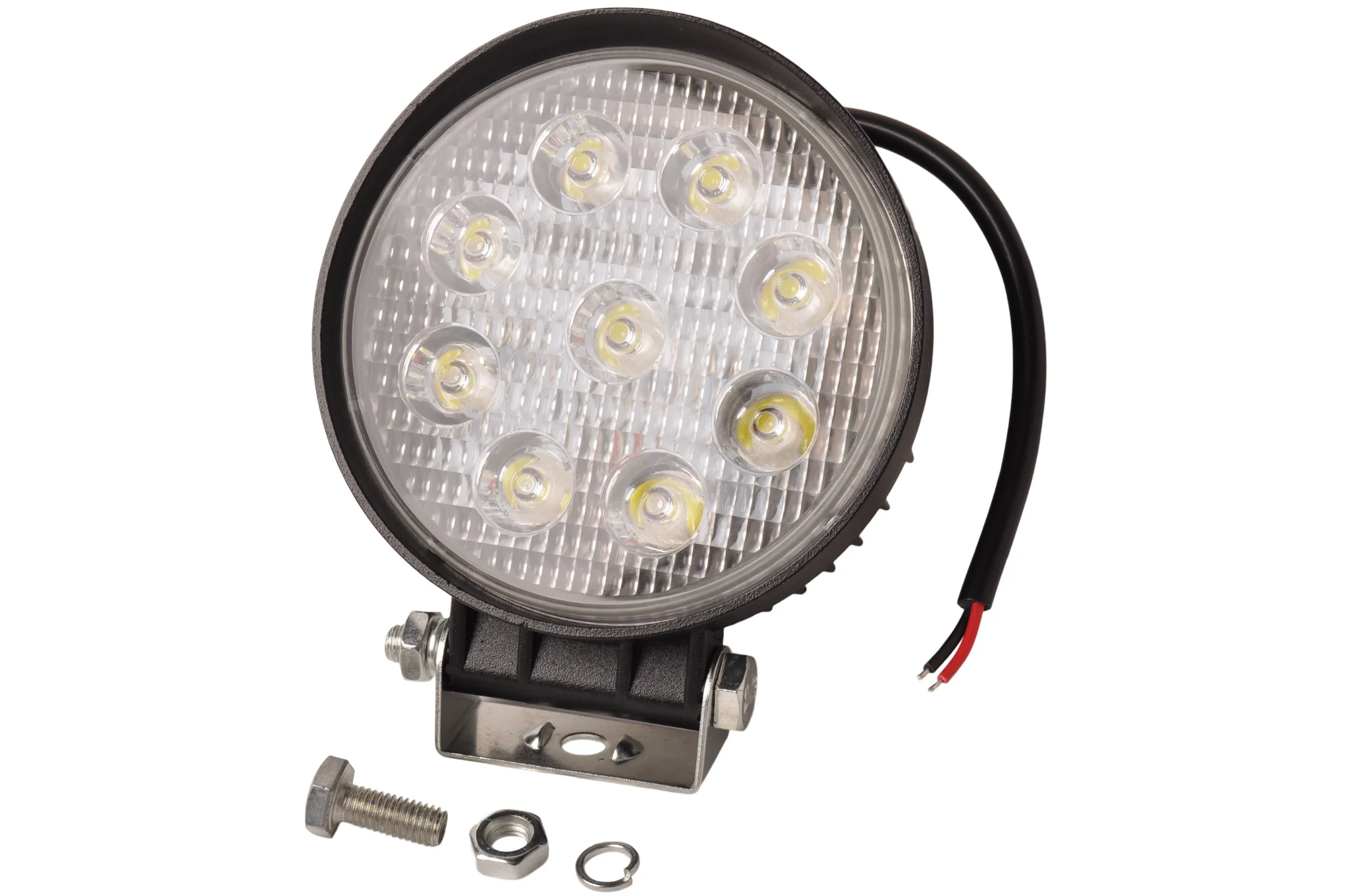 Anhänger LED Arbeitsscheinwerfer 12/36V 9 x 3W LEDS inkl. Montagesatz - Image 2
