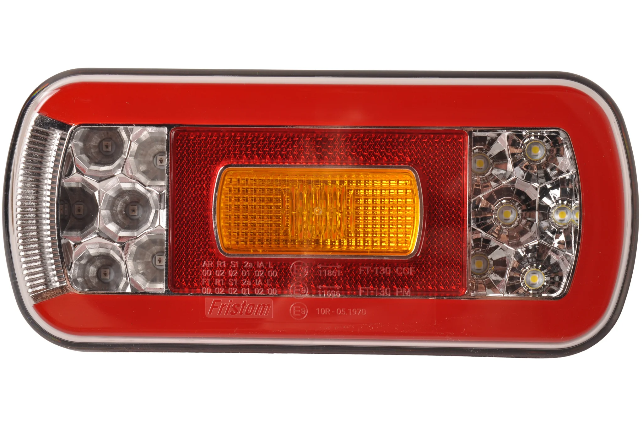 Anhänger Rückleuchte - Fristom FT-130 LED - rechts - 220x110x50,5 mm - inklusive Rückfahrleuchte - Image 2