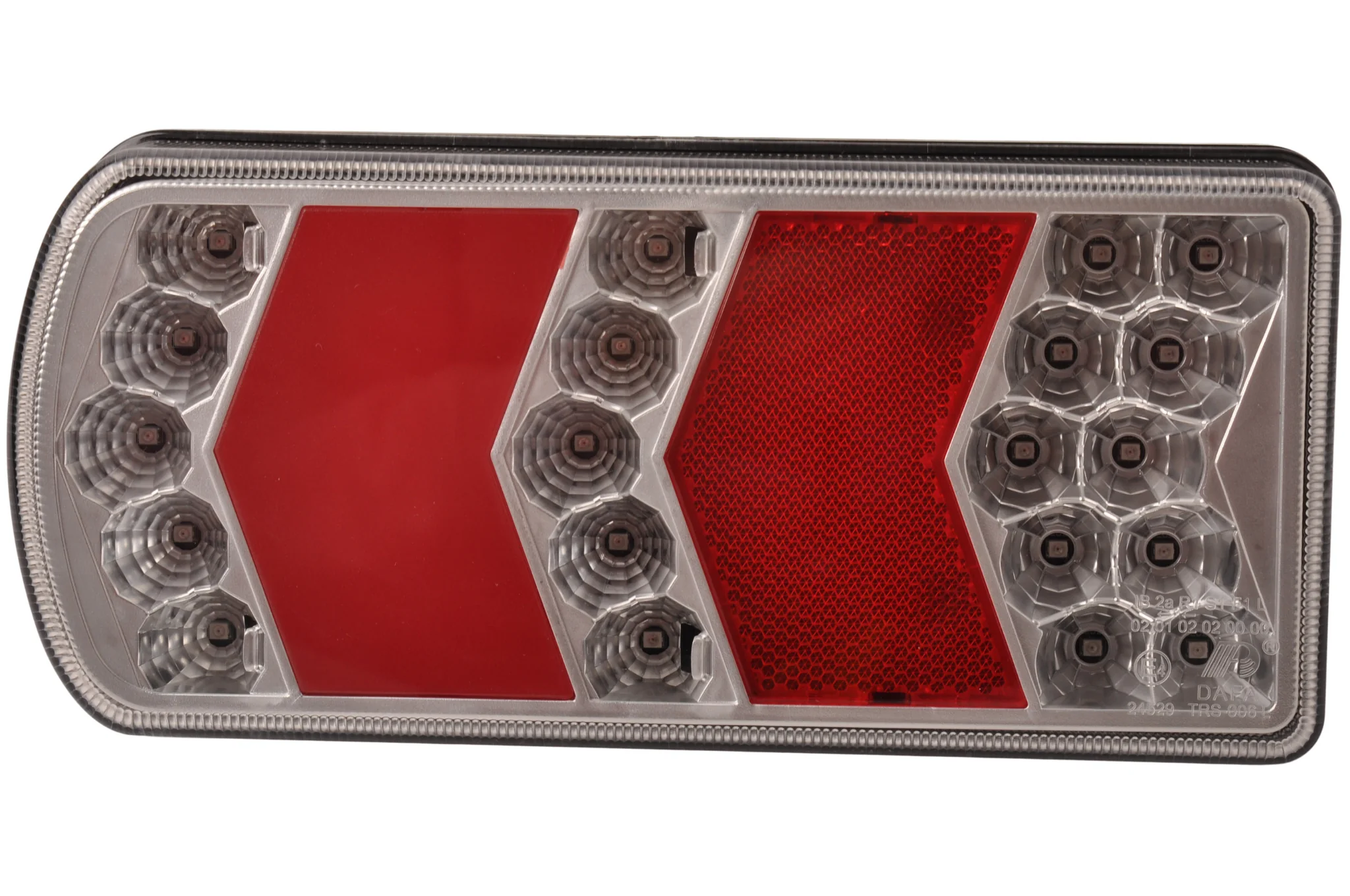Anhänger Rückleuchte - Glotrac - LED - links - 230x105x40 mm - inklusive Nebelschlussleuchte und Reflektor - Image 2