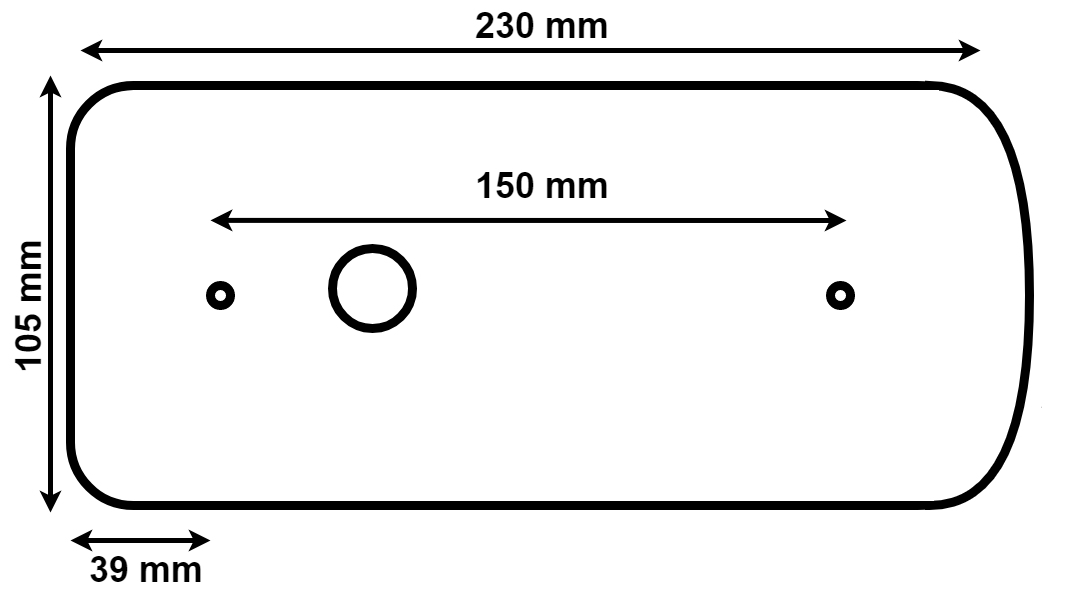 Anhänger Rückleuchte - Glotrac - LED - rechts - 230x105x40 mm - inklusive Rückfahrleuchte und Reflektor - Image 9