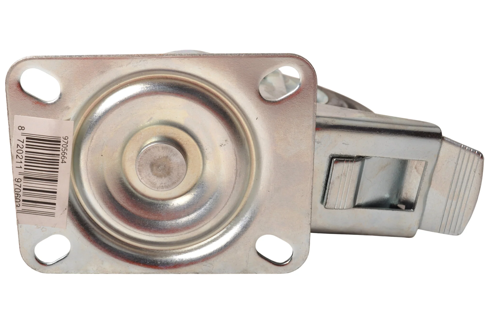 Lenkrolle mit Bremse - 100 kg - Gesamthöhe: 150 mm - Image 3