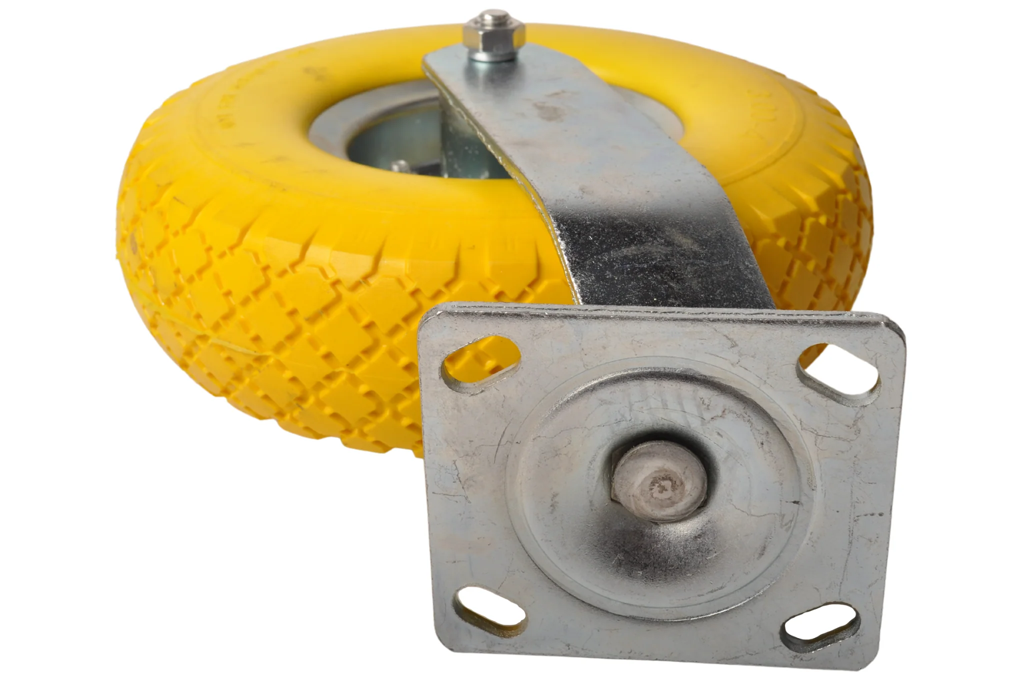Lenkrolle PU 300x4 - 80 kg - Gesamthöhe 300 mm - Image 4