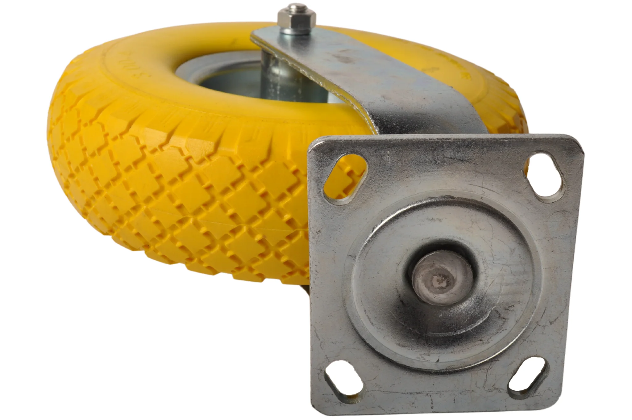Lenkrolle PU 300x4 - 80 kg - Gesamthöhe 300 mm - Image 5