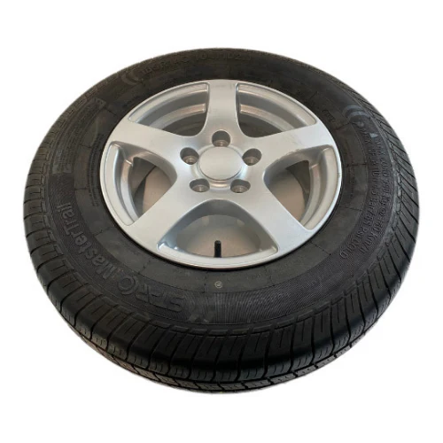 Anhänger Felge 14 Zoll - 5.5Jx14 - Lochkreis: 5x112 - Tragfähigkeit: 900 kg - Nabendurchmesser: 67 mm - ET30 - silber - Image 3