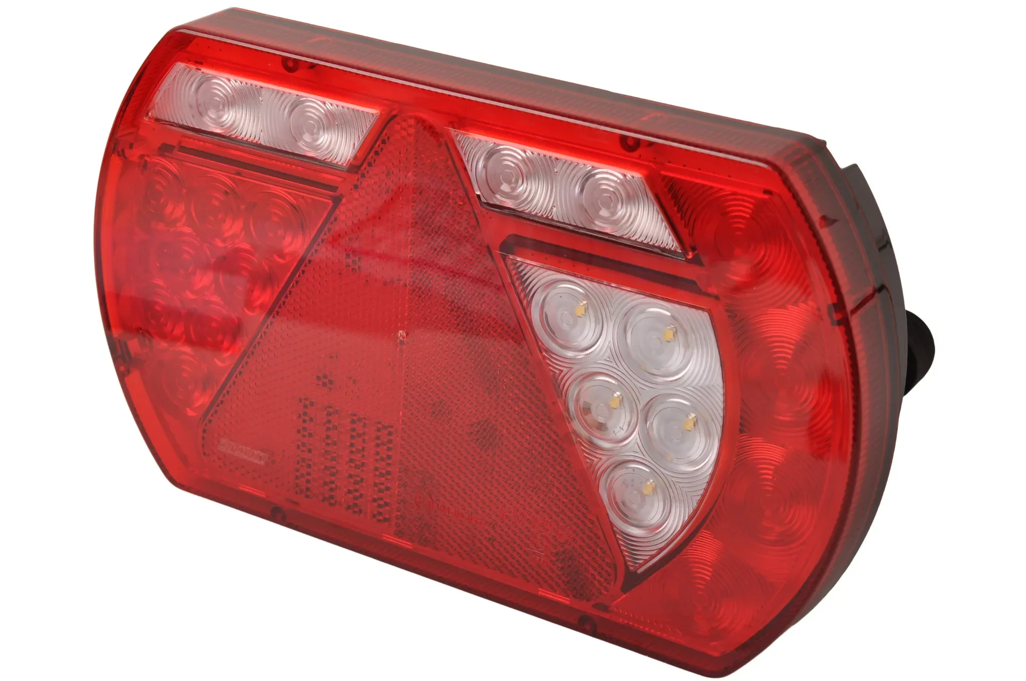 Anhänger Rückleuchte - Lucidity LED - rechts - 236x140x52 mm - 5-poliger Bajonettanschluss - mit integriertem Widerstand