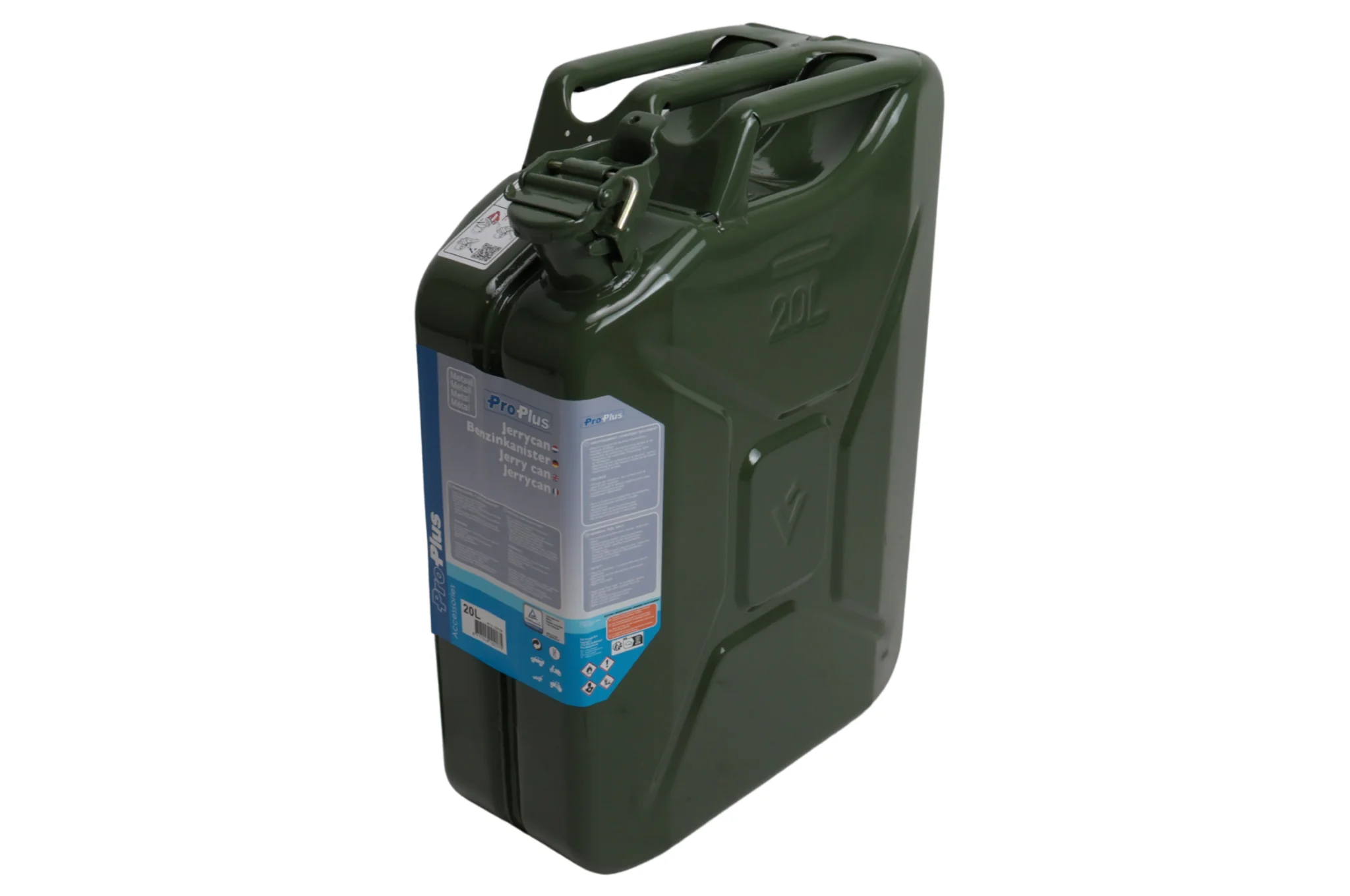 Metallkanister - 20 Liter - ideal für die Lagerung von Kraftstoff auf z.B. Booten