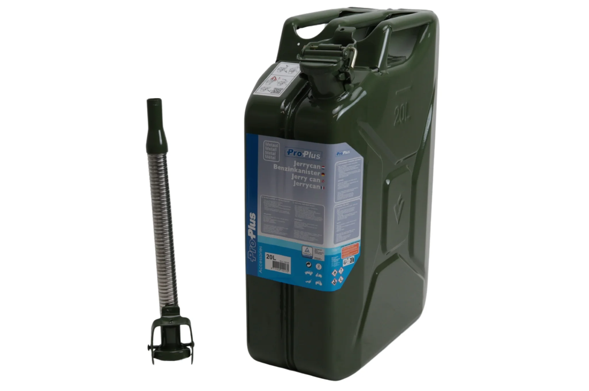 Metallkanister - 20 Liter - ideal für die Lagerung von Kraftstoff auf z.B. Booten - Image 2