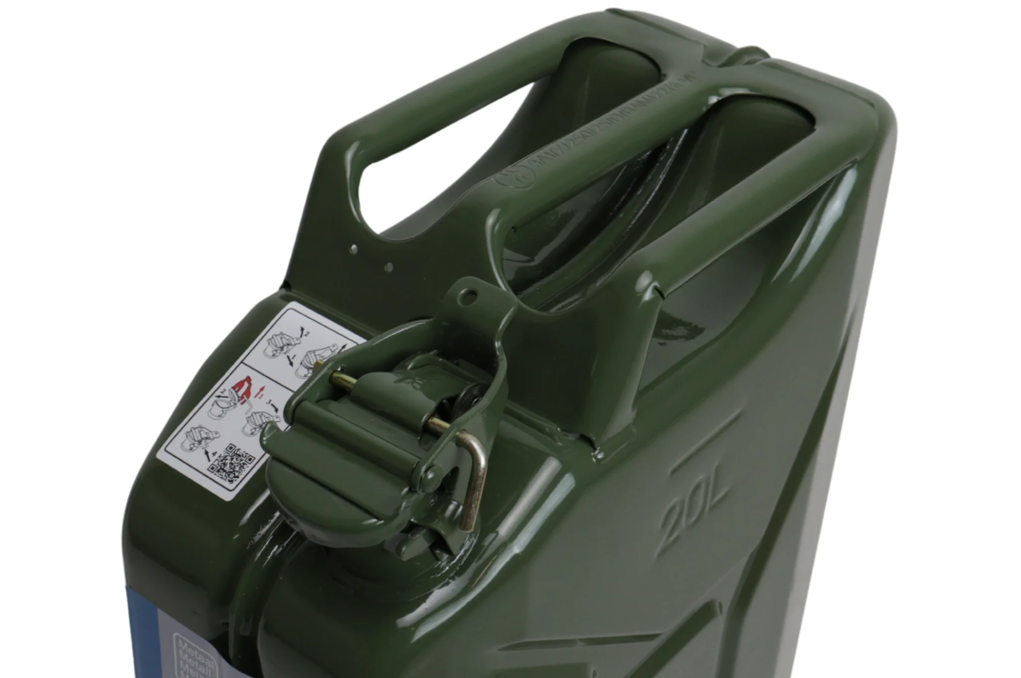 Metallkanister - 20 Liter - ideal für die Lagerung von Kraftstoff auf z.B. Booten - Image 6