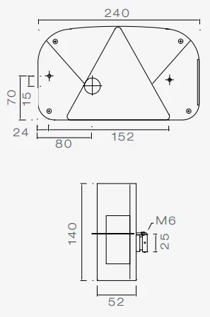 Anhänger Rückleuchte - Aspöck Multipoint 2 - links - 24-7000-007 - 5-poliger Bajonettanschluss - Image 8