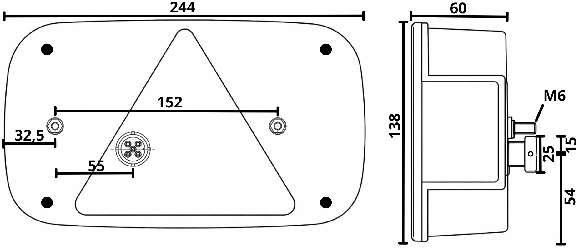 Beleuchtungsset - Aspock Multipoint 3 - 5 Meter Hauptkabel - 7-polig - Plug & Play - inklusive Abzweigungen - Image 5