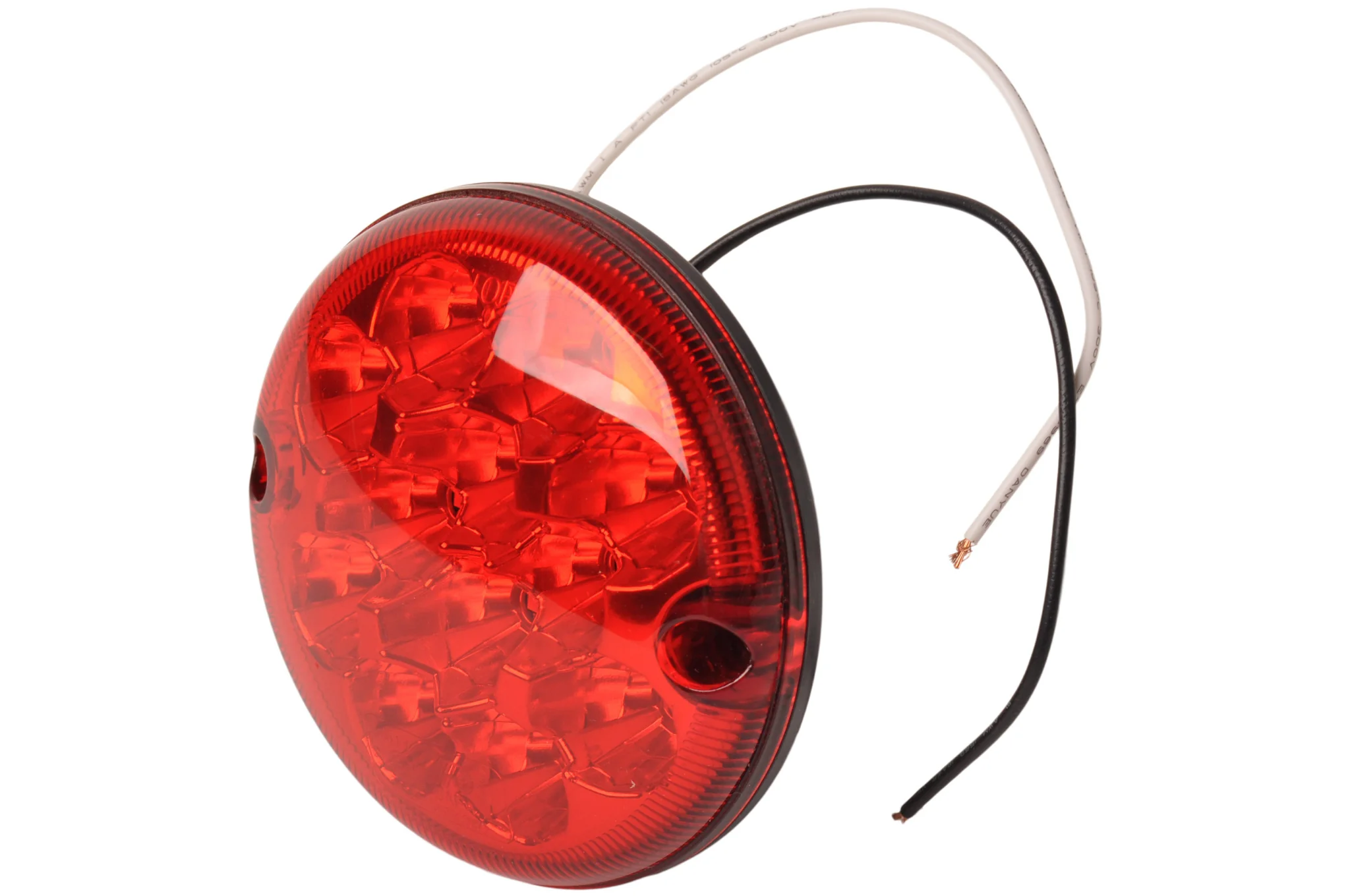 Runde Nebelschlussleuchte - 95x25 mm - LED - mit einzelnem Drahtanschluss