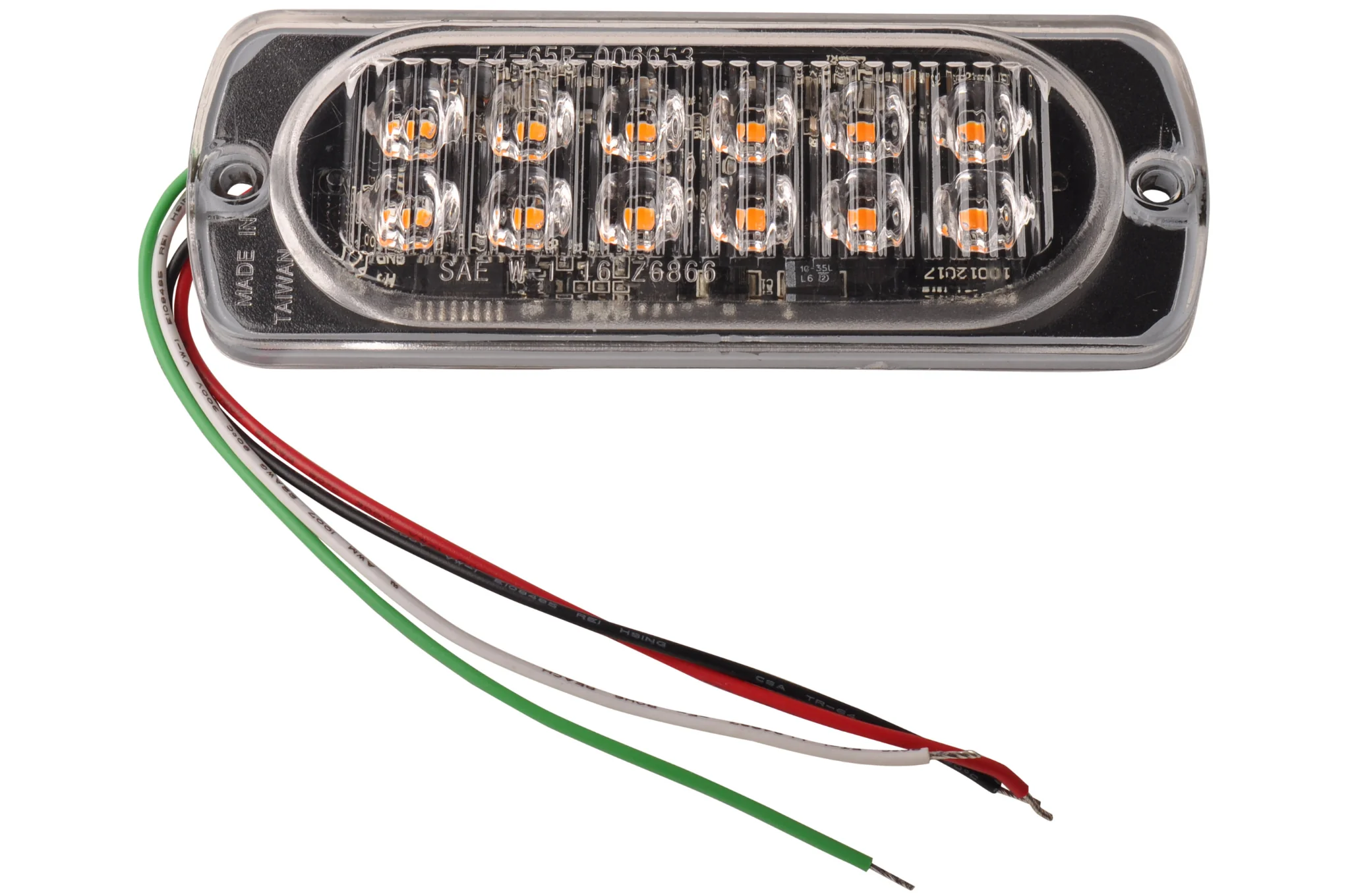Notleuchte - Cantonal LED - orange - 113x42x12 mm - 12 LEDs - Image 7