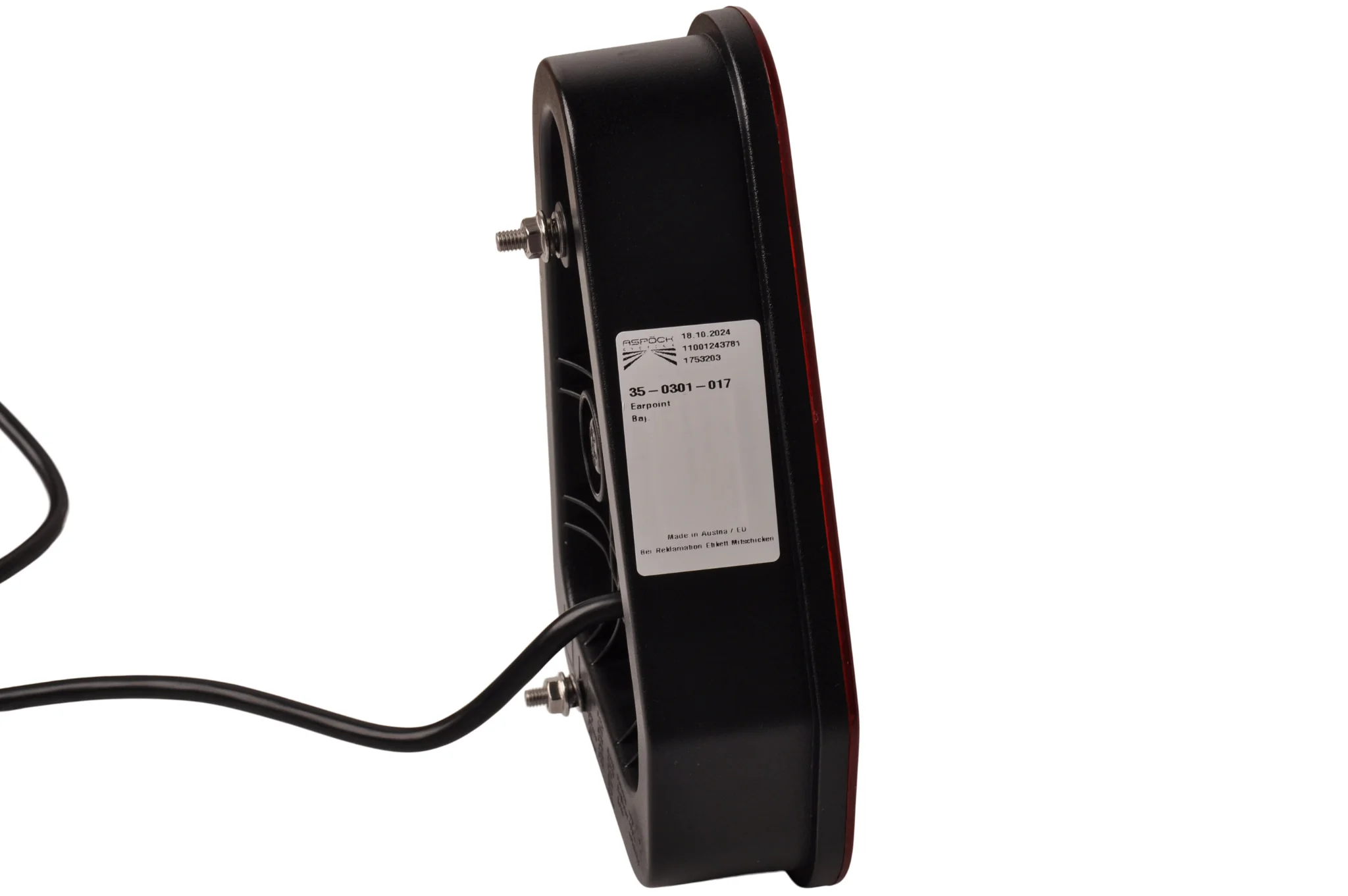 Anhänger Rückleuchte - Aspöck Earpoint LED - links - 146x219x52,5 mm - inklusive Nebelschlussleuchte - Image 5