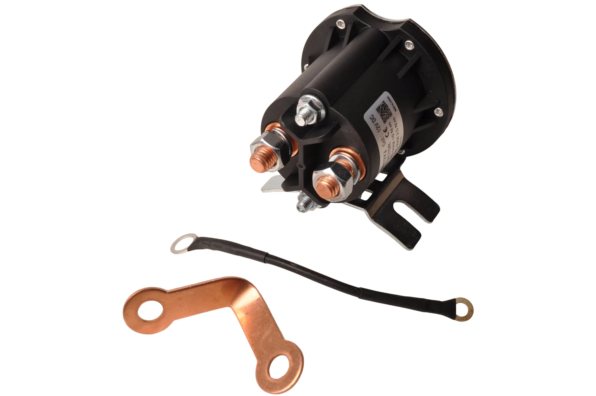 OMFB Startrelais schwarz für Hydraulikpumpe 12V