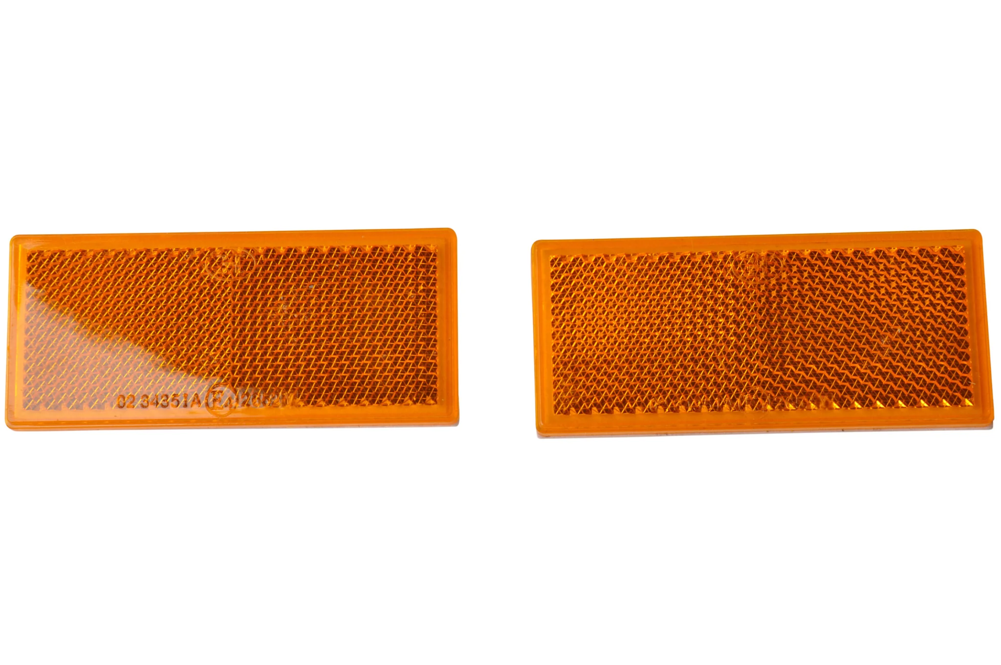 Orange/gelber Reflektor 82x36 mm selbstklebend - Image 5