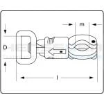 Panikhaken Pferdeanhänger Typ 1 verzinkt - Image 6