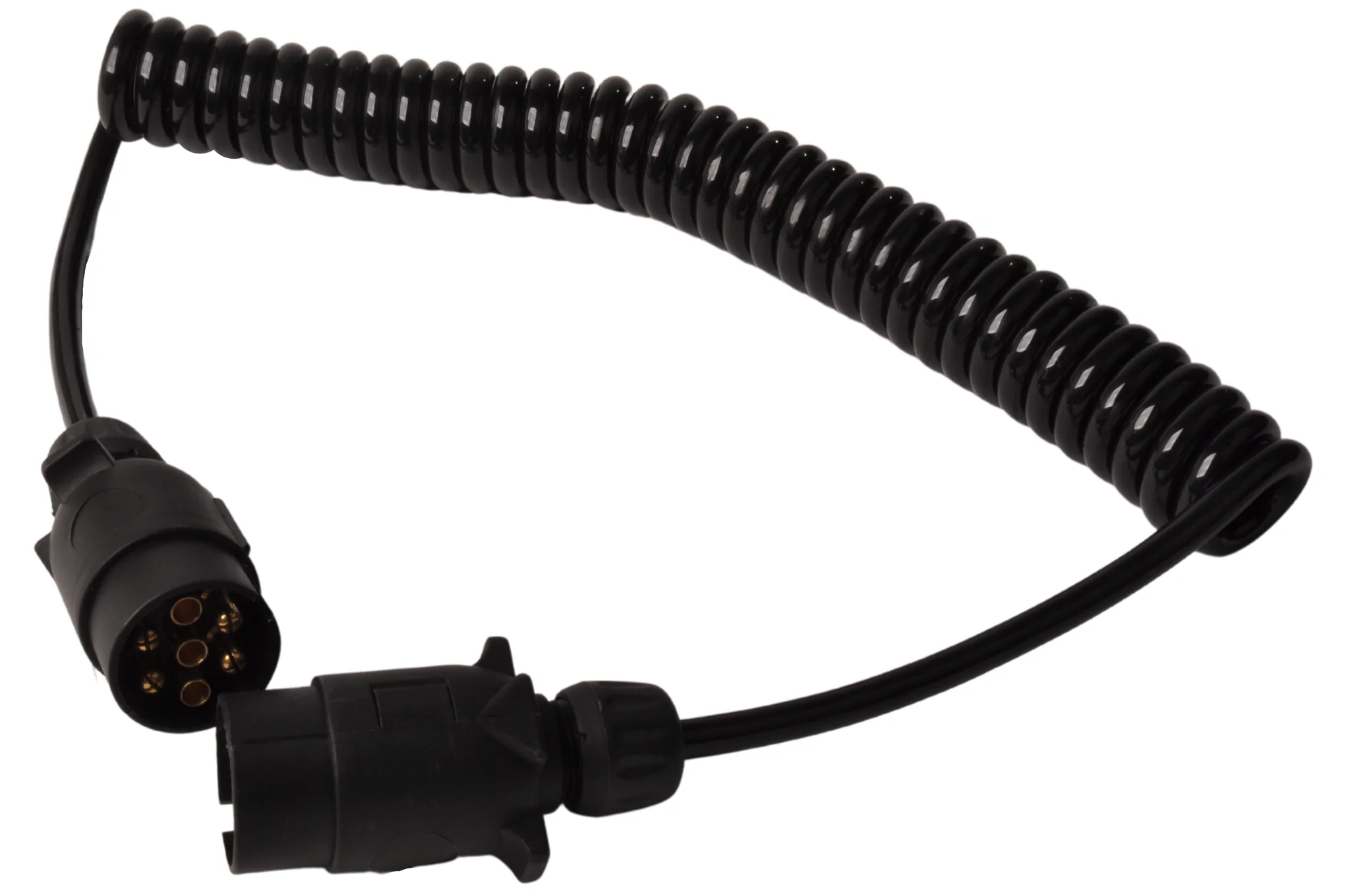 Premium-Spiralkabel 7-adrig und 2x 7-poligen Steckern - 90 bis 250 cm - Image 8