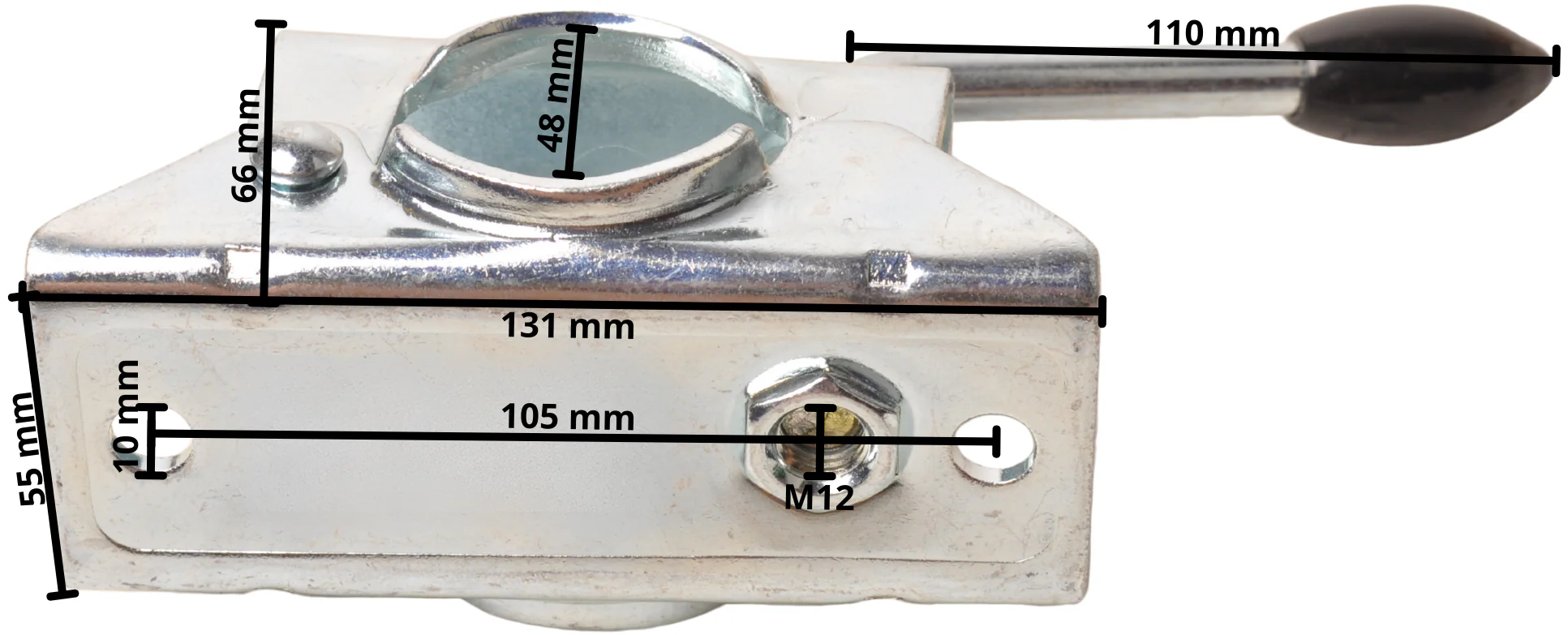 Premium-Klemmhalter für Stützrad mit einem Rohrdurchmesser von 48 mm - Image 8