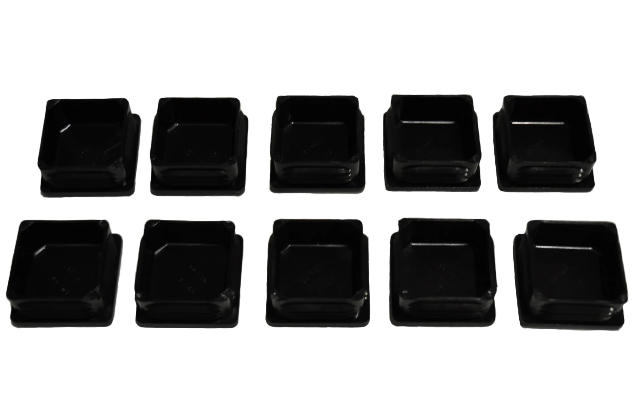 Quadratischer Rohrstopfen 50x50 mm - 10 Stück