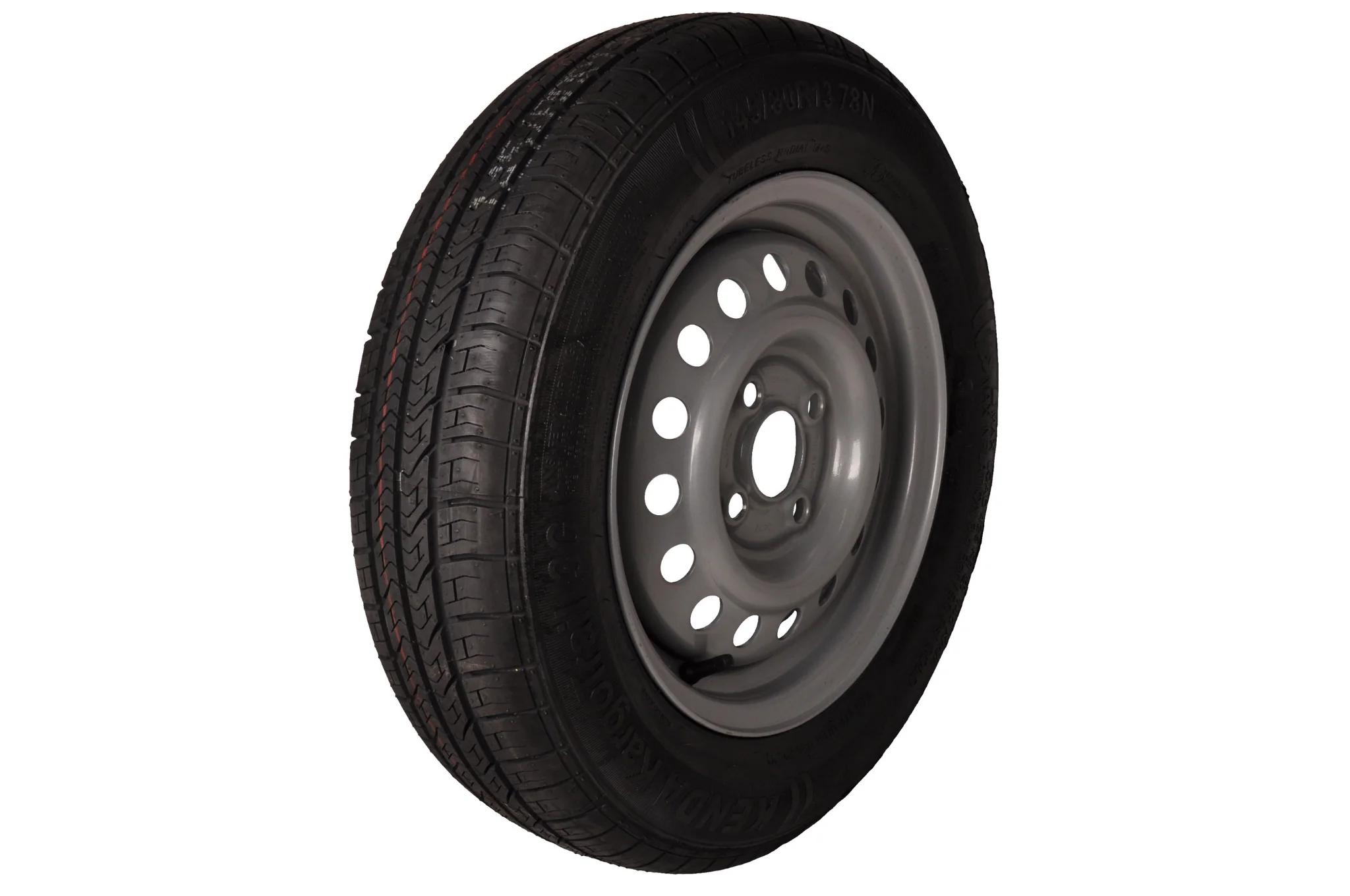 Komplettrad Anhänger - 145/80R13 - Lochkreis: 4x100 - Tragfähigkeit: 425 kg - Nabendurchmesser: 57 mm - Image 3