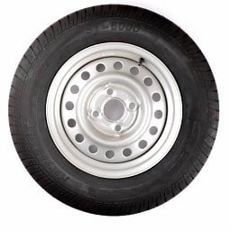 Komplettrad Anhänger - 145/80R13 - Lochkreis: 4x130 - Tragfähigkeit: 425 kg - Nabendurchmesser: 85 mm