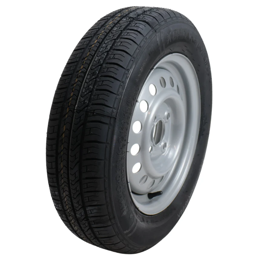 Komplettrad Anhänger - 155/70R13 - Lochkreis: 4x100 - Tragfähigkeit: 375 kg - Nabendurchmesser: 57 mm - Image 2