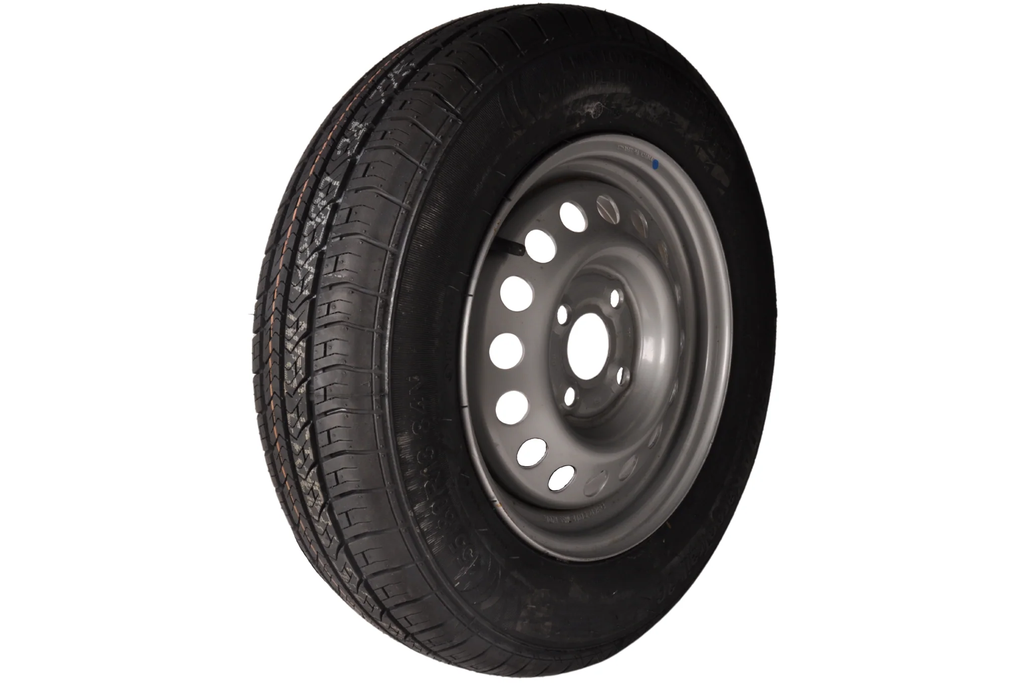 Komplettrad Anhänger - 155/80R13 - Lochkreis: 4x100 - Tragfähigkeit: 500 kg - Nabendurchmesser: 57 mm - Image 3