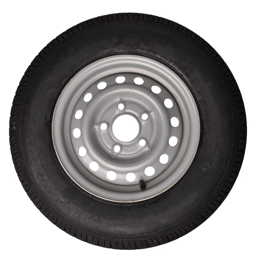 Komplettrad Anhänger - 175/80R13C - Lochkreis: 5x112 - Tragfähigkeit: 730 kg - Nabendurchmesser: 67 mm