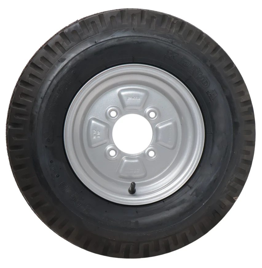 Komplettrad Anhänger - 5.00-10 - Lochkreis: 4x115 -Tragfähigkeit: 440 kg - Nabendurchmesser: 85 mm - 6PR