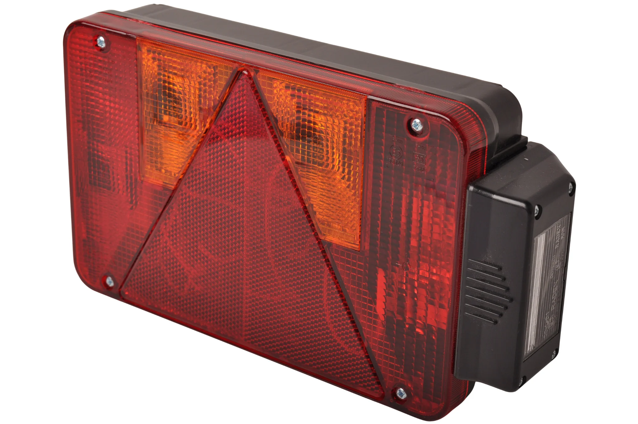 Radex 5901 Rückleuchte links 250x140x60 mm - horizontale Montage - mit 5-poligem Steckeranschluss