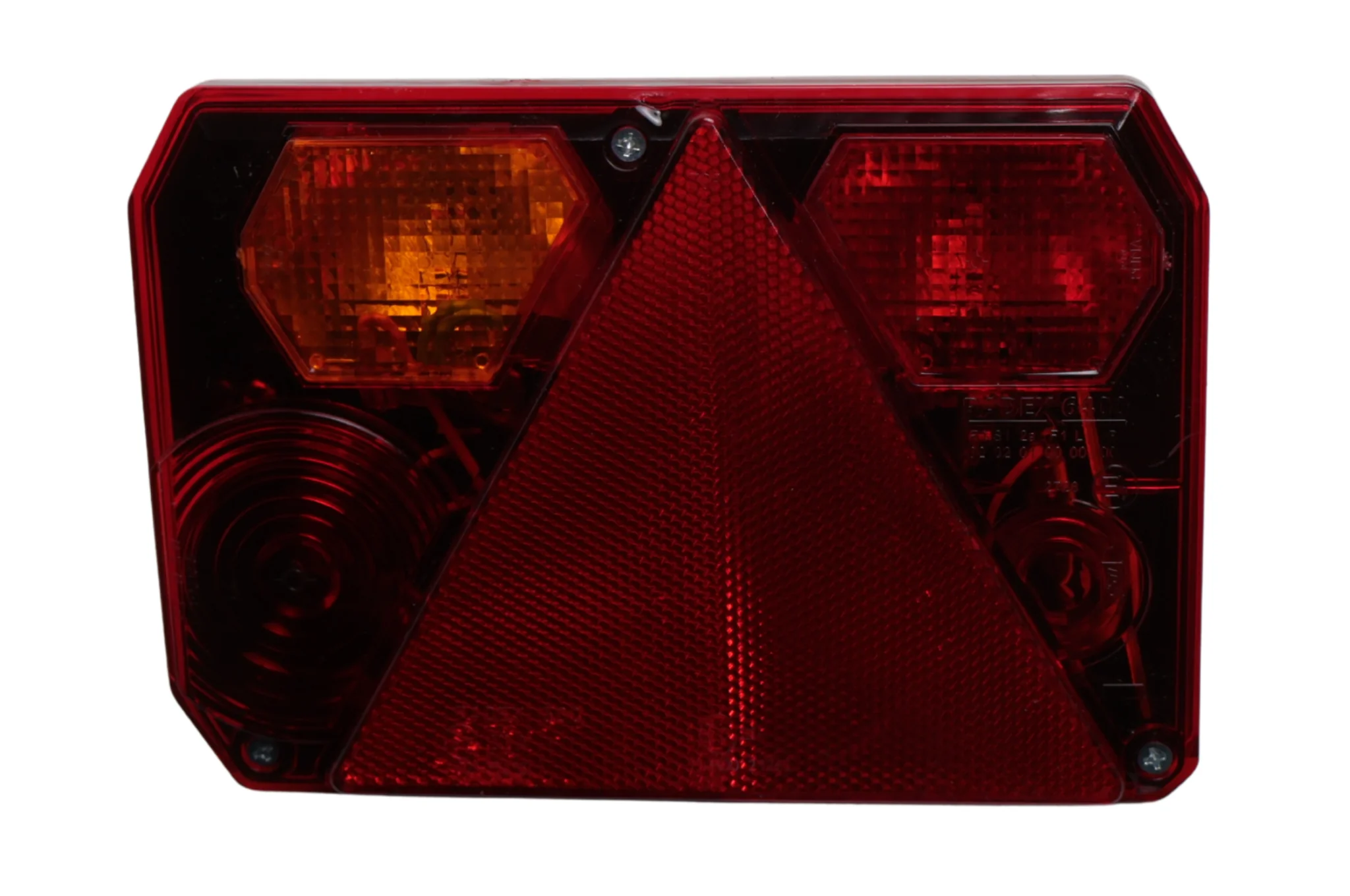 Anhänger Rückleuchte - Radex 6400 - links - 200x140x52 mm - 5-poliger Bajonettanschluss - Image 2