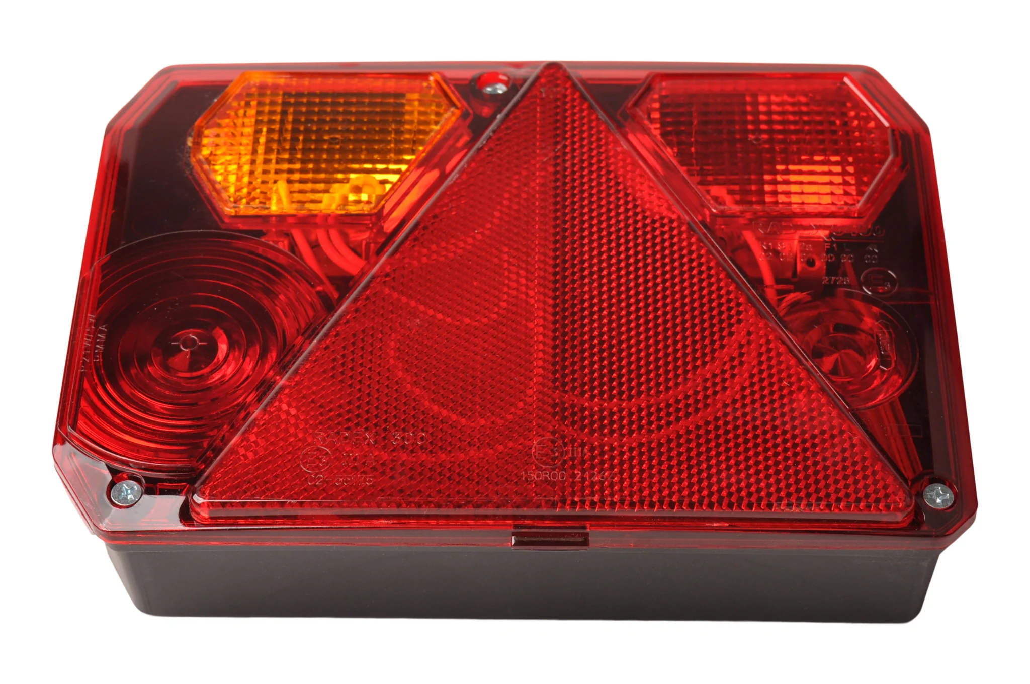 Anhänger Rückleuchte - Radex 6400 - links - 200x140x52 mm - 5-poliger Bajonettanschluss - Image 5