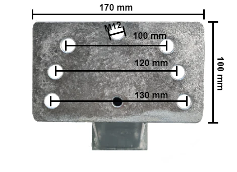Ersatzradhalter für Deichselmontage -  universal - Image 11