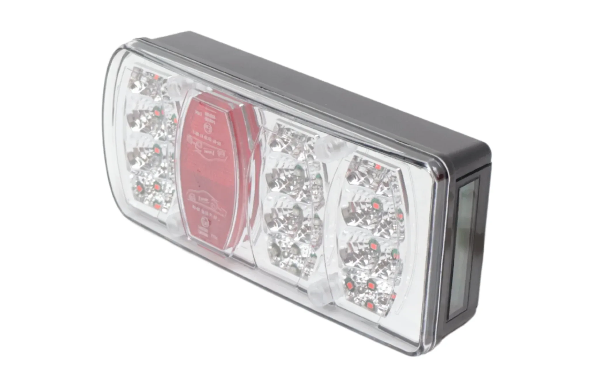 Anhänger Rückleuchte - Cantonal LED - links - 228x100x53 mm - 5-poliger Bajonettanschluss