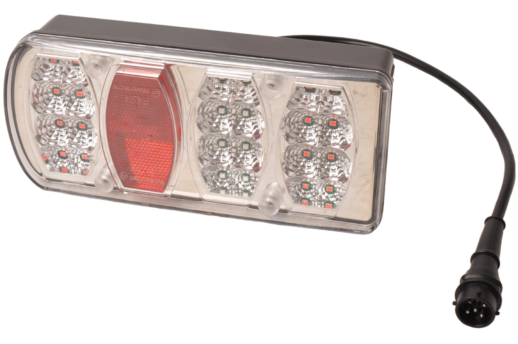 Anhänger Rückleuchte - Cantonal LED - links - 228x100x53 mm - 5-poliger Bajonettanschluss - Image 11
