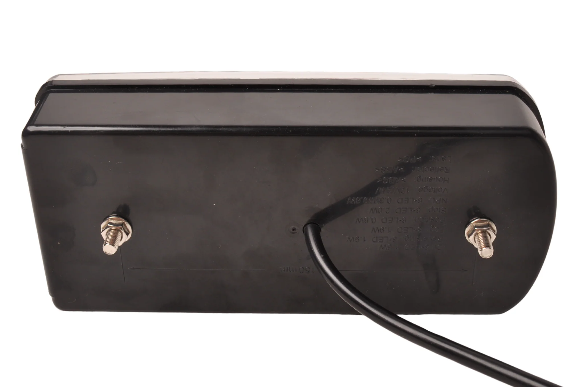 Anhänger Rückleuchte - Cantonal LED - links - 228x100x53 mm - 5-poliger Bajonettanschluss - Image 8