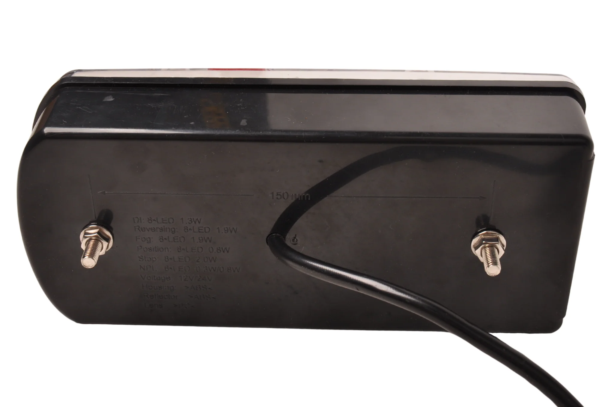 Anhänger Rückleuchte - Cantonal LED - rechts - 228x100x53 mm - 5-poliger Bajonettanschluss - Image 7