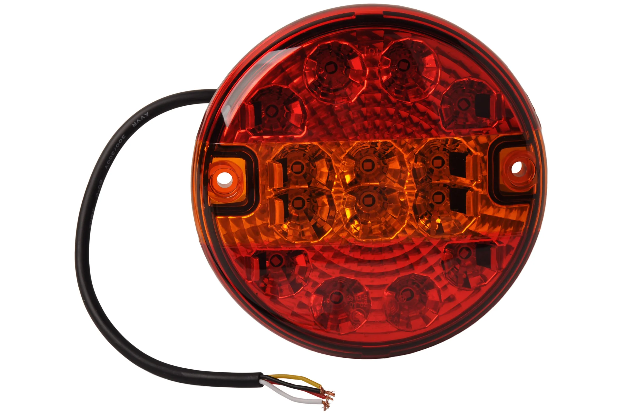 Rückleuchte - Cantonal LED - rund flach - 140x35 mm - lose Kabelverbindung - Image 3