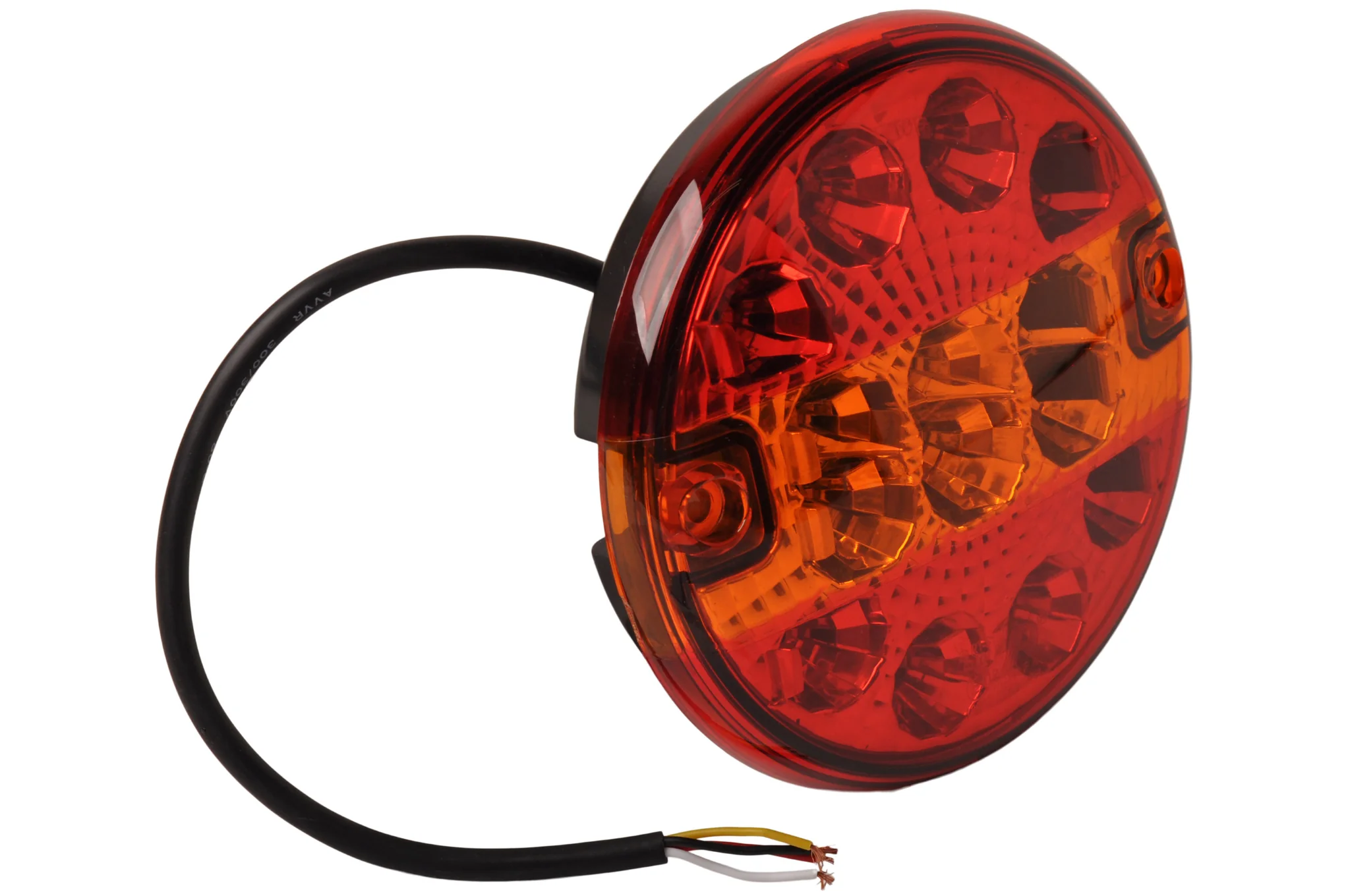 Rückleuchte - Cantonal LED - rund flach - 140x35 mm - lose Kabelverbindung - Image 4