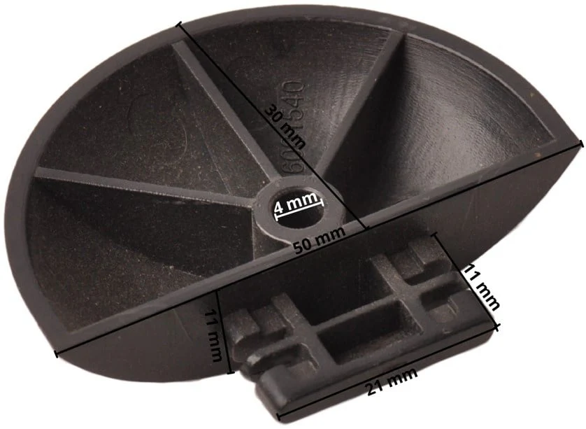 Rundstecker für Schienen - 50x11 mm - Image 6
