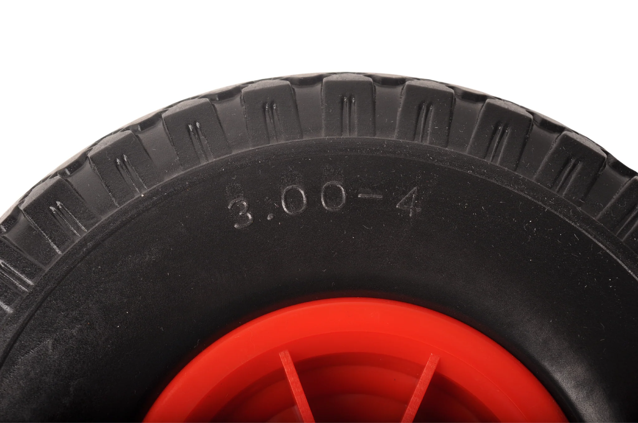 Sackkarrenrad - 3.00-4 - auslaufsicher und Kunststoff-Felge - Tragfähigkeit: 125 kg - Achsloch-/Nabendurchmesser: 25 mm - inklusive Rollenlager - Image 4