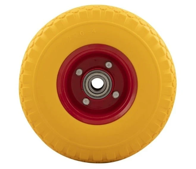 Sackkarrenrad - 3.00-4 - pannensicher Vollgummireifen und Stahlfelge - maximale Tragfähigkeit: 100 kg - Achsloch-/ Nabendurchmesser: 20 mm - inklusive Kugellager - Image 3