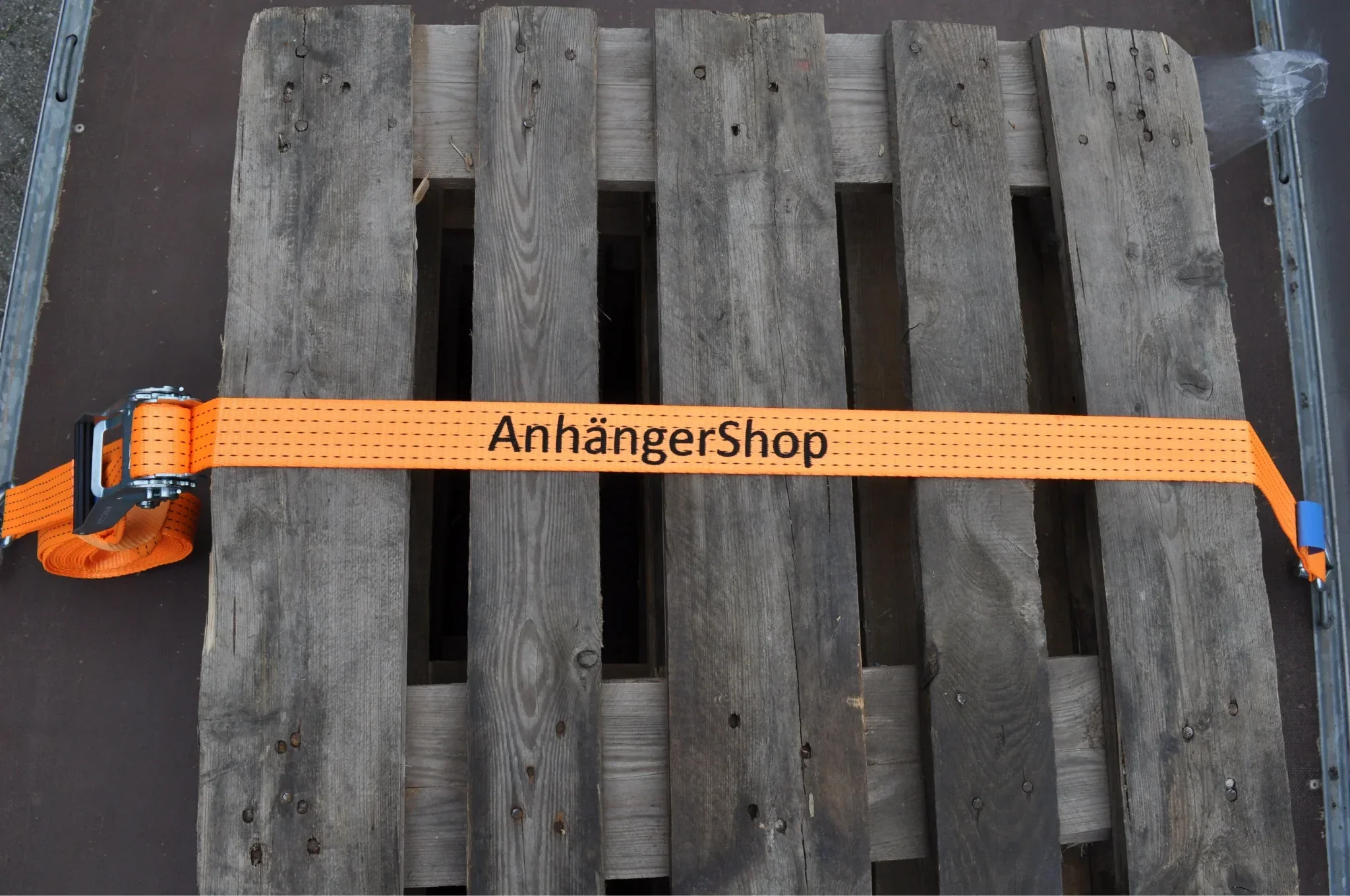 Satz mit 4 Spanngurte 800x5 cm - Anhängershop Aufdruck - 5000 kg - Image 2